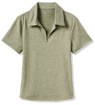 Travis Mathew Skyloft Light polo femme, heather oil green