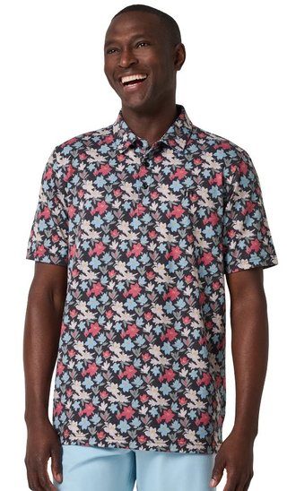 Travis Mathew Featherweight Fairway Fit polo homme, noir