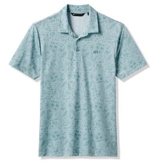 Travis Mathew Featherweight Paradise polo homme, forget me not