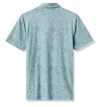 Travis Mathew Featherweight Paradise polo homme, forget me not