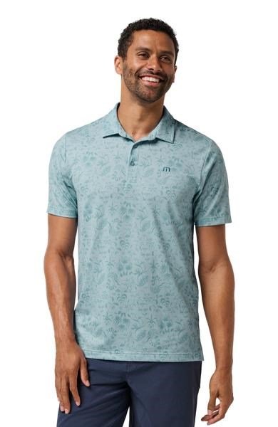 Travis Mathew Featherweight Paradise polo homme, forget me not
