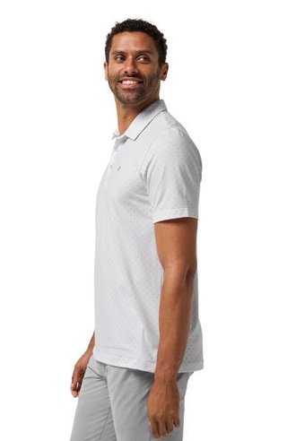 Travis Mathew Featherweight Salt Breeze polo homme, blanc