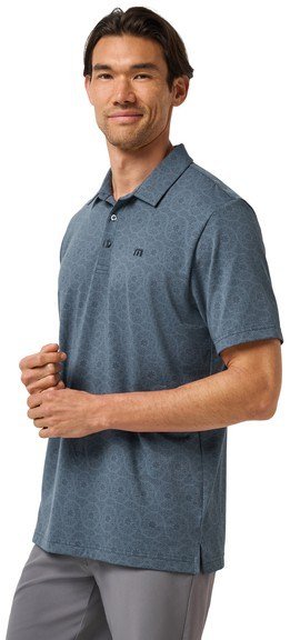 Travis Mathew Free Passage polo homme, bering sea