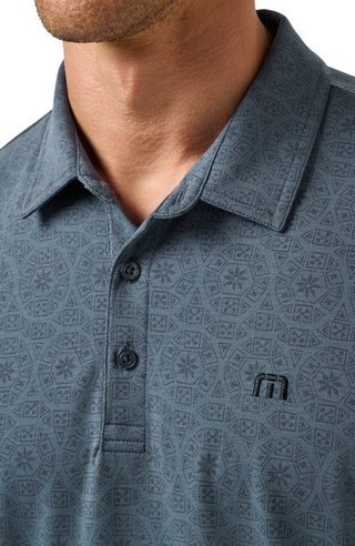 Travis Mathew Free Passage polo homme, bering sea