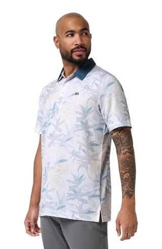 Travis Mathew Featherweight Drift polo homme, blanc
