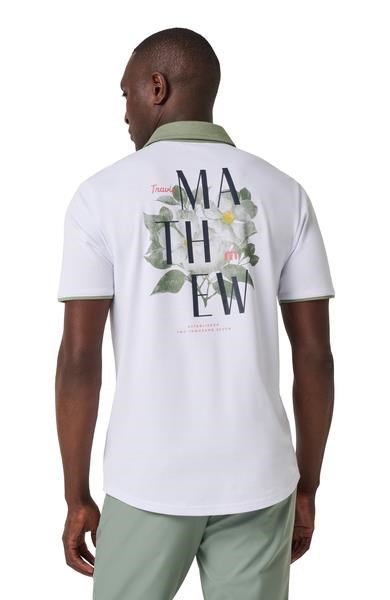 Travis Mathew AB Energy polo homme, blanc