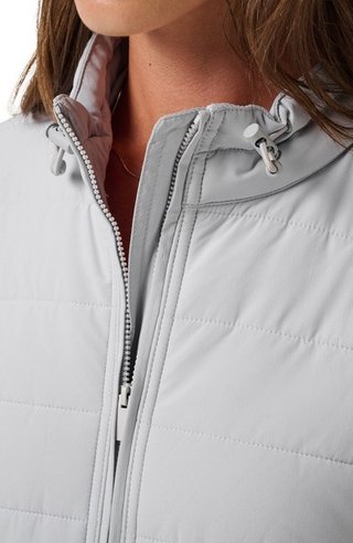Travis Mathew Skyloft Soft Espresso Martini veste femme, heather light grey