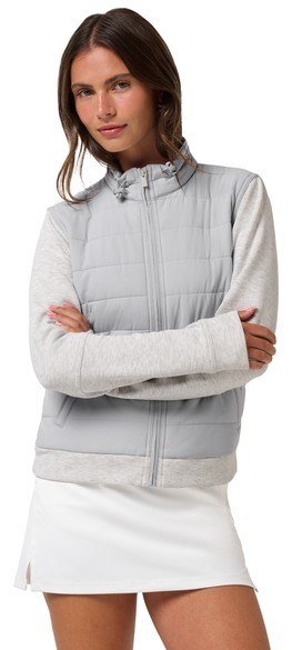 Travis Mathew Skyloft Soft Espresso Martini veste femme, heather light grey