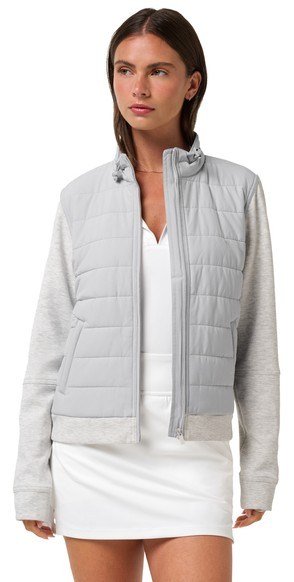 Travis Mathew Skyloft Soft Espresso Martini veste femme, heather light grey