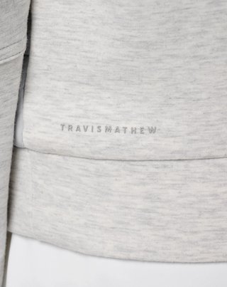 Travis Mathew Skyloft Soft Espresso Martini veste femme, heather light grey