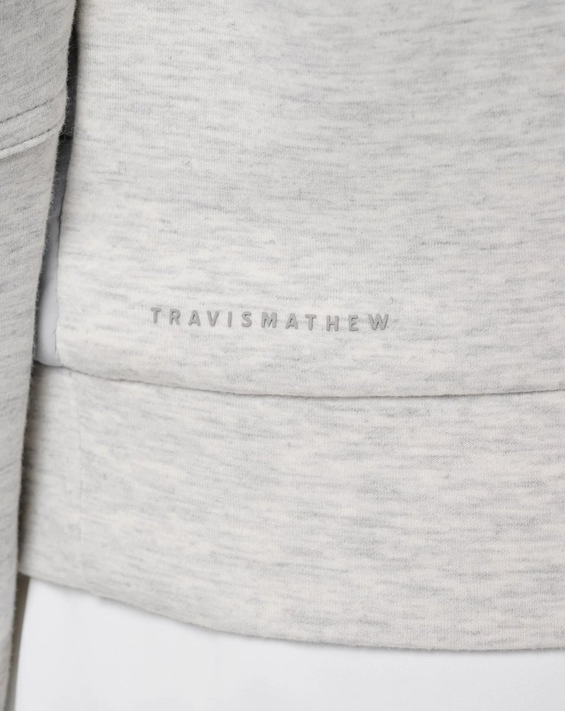 Travis Mathew Skyloft Soft Espresso Martini veste femme, heather light grey
