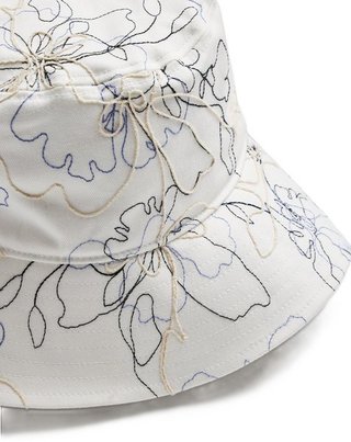 Travis Mathew Island Sol chapeau femme, white denim multi