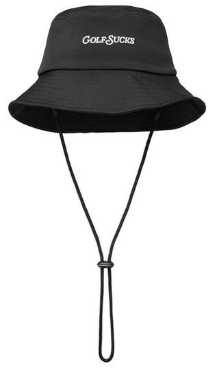 Travis Mathew Golf Sucks chapeau bucket, noir