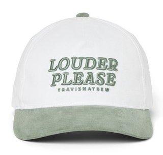 Travis Mathew Louder Please casquette homme, blanche