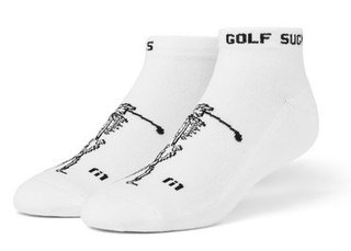 Travis Mathew Golf Sucks Ankle chaussettes de golf unisexe, blanc