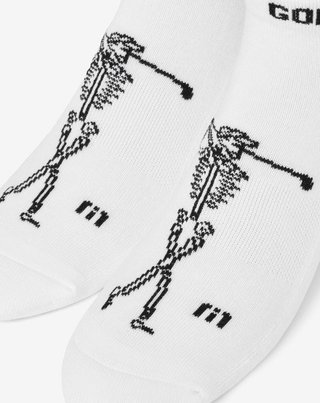 Travis Mathew Golf Sucks Ankle chaussettes de golf unisexe, blanc