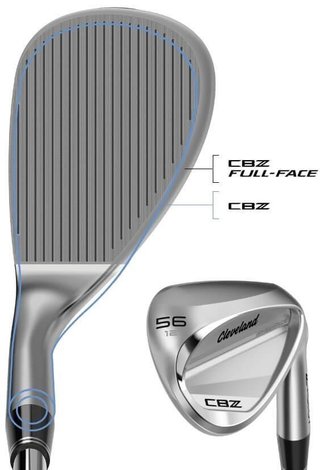 Cleveland CBZ Tour Satin Full Face wedge, acier