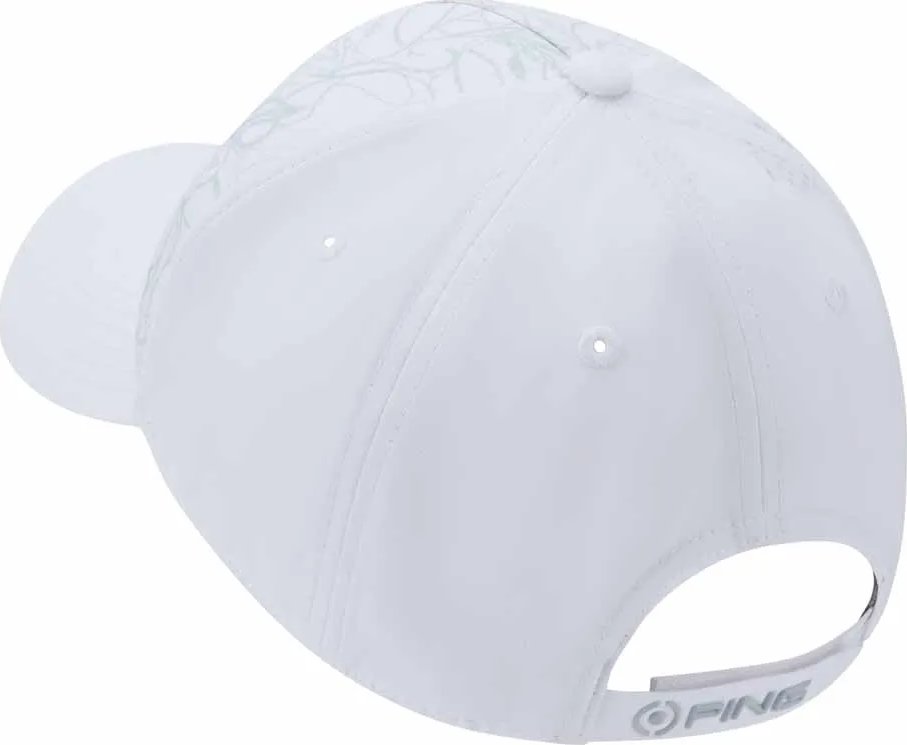 PING Nicolo casquette homme, blanc/gris perle