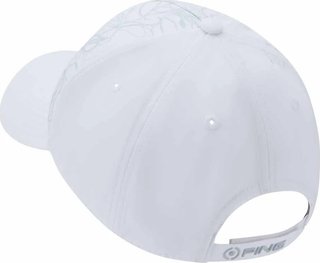 PING Nicolo casquette homme, blanc/gris perle