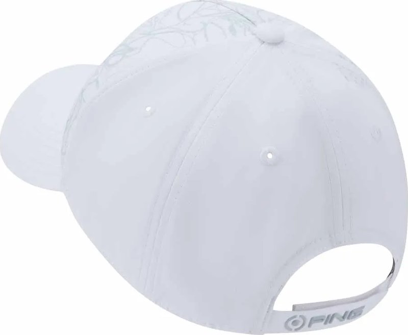 PING Nicolo casquette homme, blanc/gris perle