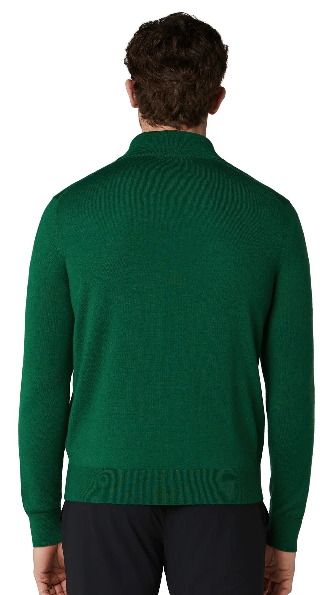 Callaway 1/4 Zip Mock pull homme, deep galapagos green