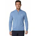 Callaway 1/4 Zip Mock pull homme, vista blue
