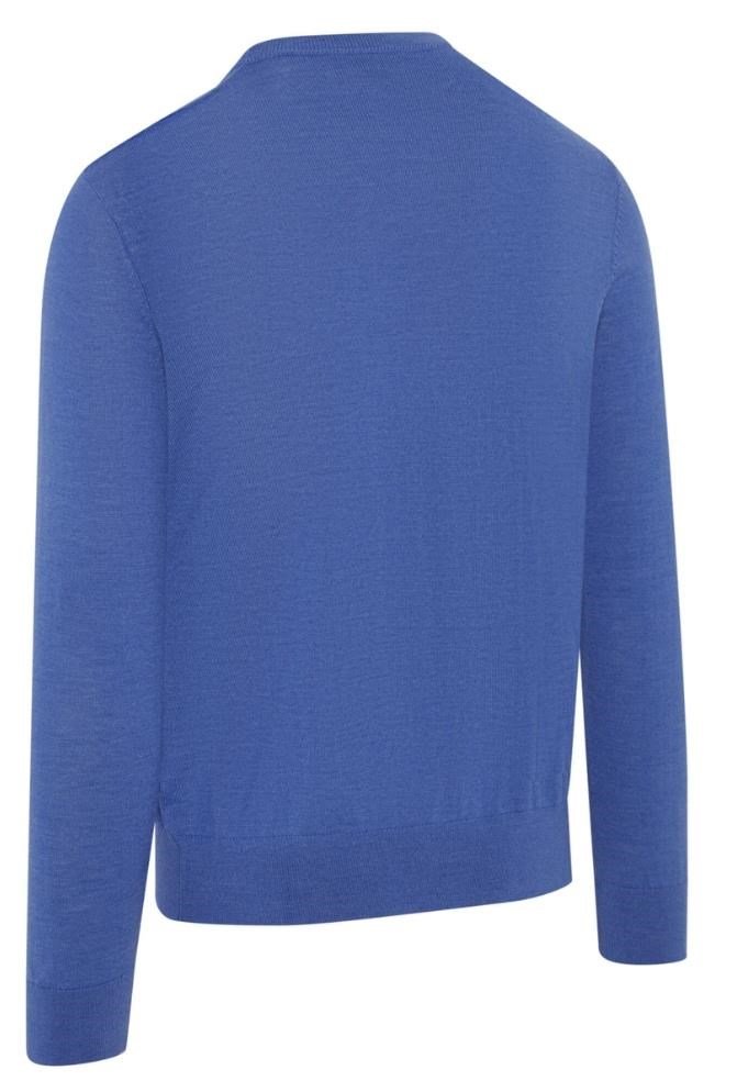 Callaway Crew Neck Merino Mix pull homme, light magnetic blue heather