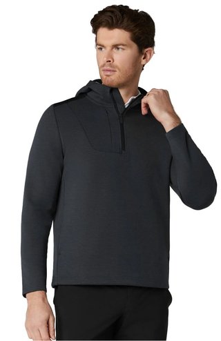 Callaway Soft Touch 1/4 Zip Premium hoodie homme, black heather