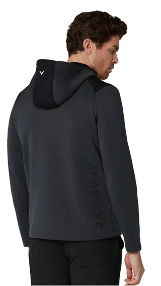 Callaway Soft Touch 1/4 Zip Premium hoodie homme, black heather