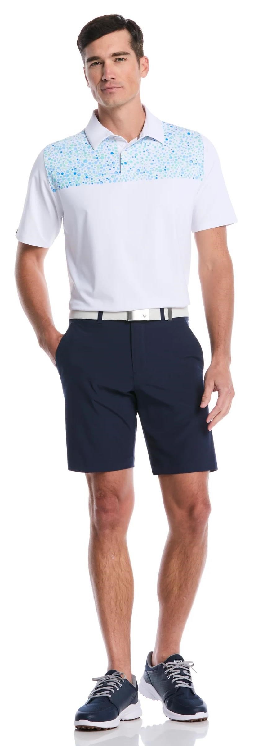Callaway Driving Range Engineered Print polo homme, blanc