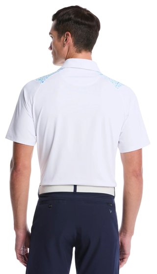 Callaway Driving Range Engineered Print polo homme, blanc