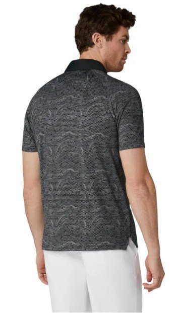 Callaway Hex Marble polo homme, caviar