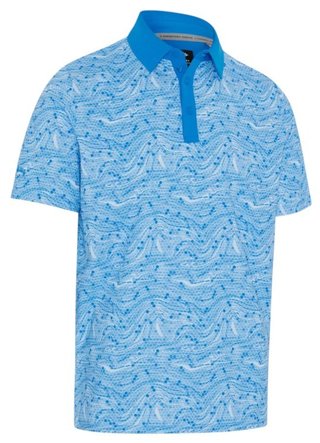 Callaway Hex Marble polo homme, brilliant blue