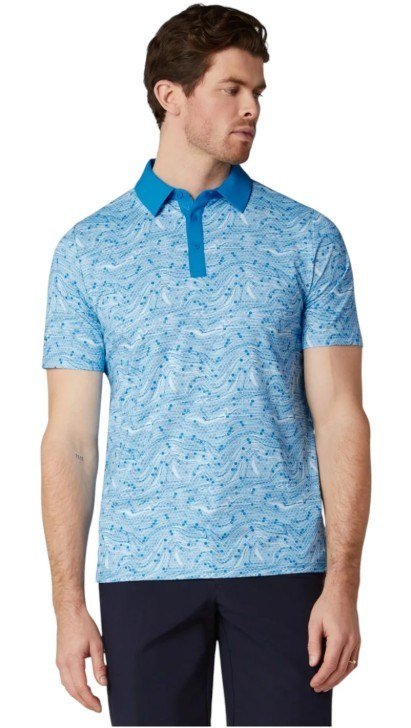 Callaway Hex Marble polo homme, brilliant blue