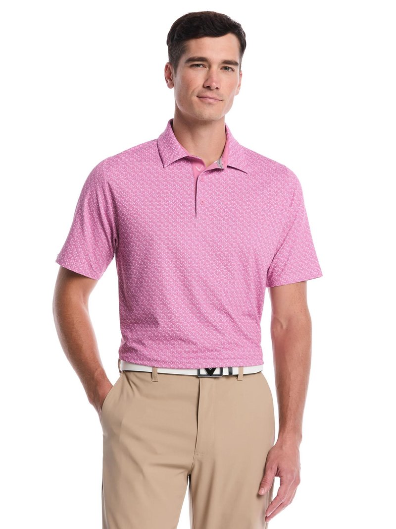 Callaway Timeless Chev polo homme, rose bouquet