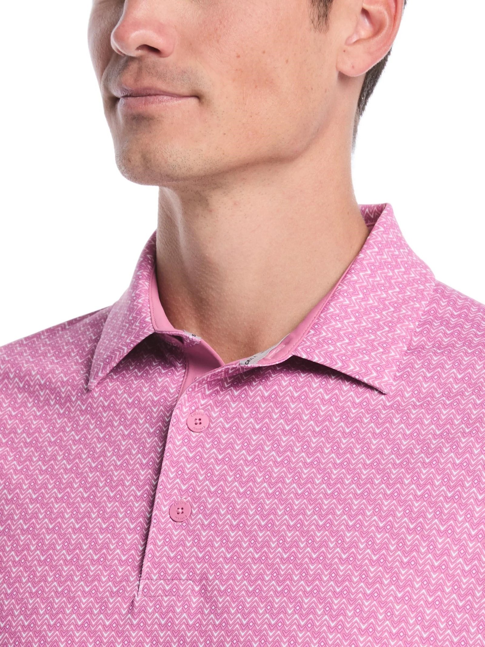 Callaway Timeless Chev polo homme, rose bouquet