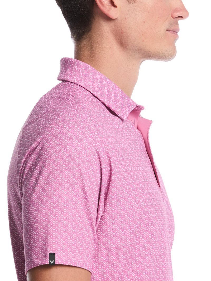 Callaway Timeless Chev polo homme, rose bouquet