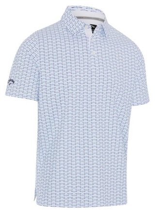 Callaway Albatross Geo Print polo homme, bright white