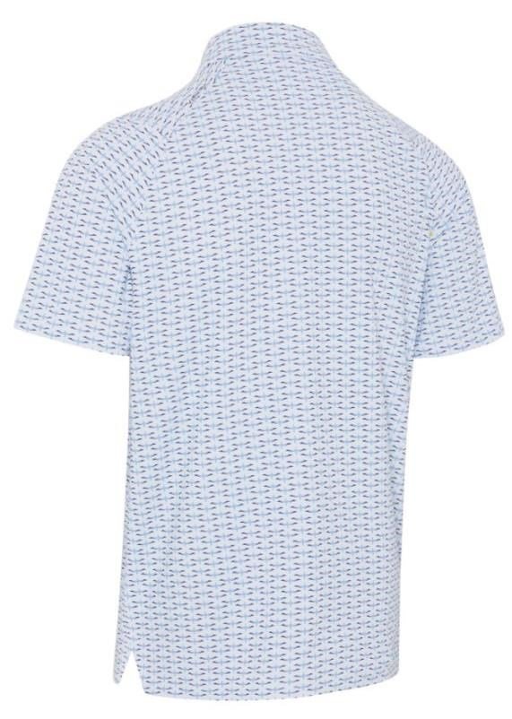 Callaway Albatross Geo Print polo homme, bright white