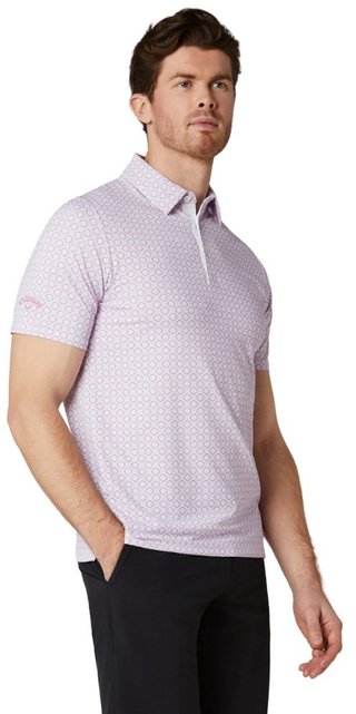 Callaway Club Print polo homme, blanc