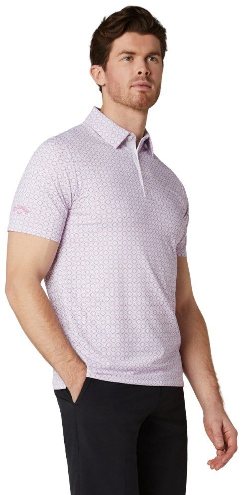 Callaway Club Print polo homme, blanc