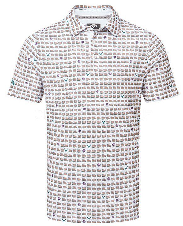 Callaway One Pimento polo homme, bright white