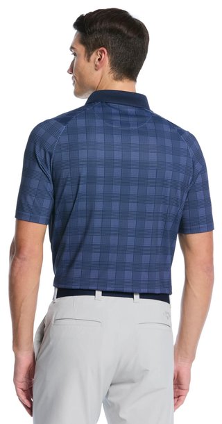 Callaway ChevPlaid Print polo homme, navy