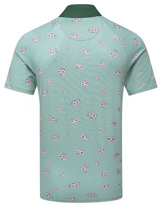 Callaway Azalea Gingham polo homme, galapagos green
