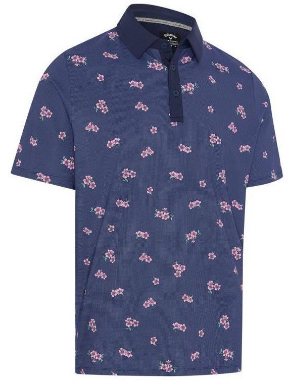 Callaway Azalea Gingham polo homme, peacoat