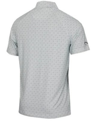 Callaway Foulard Printed polo homme, bright white
