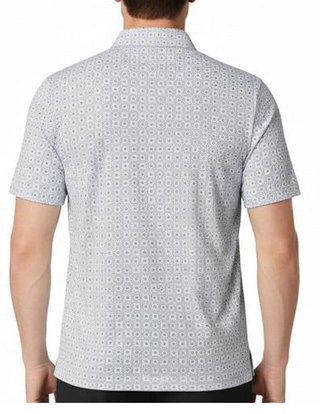 Callaway Foulard Printed polo homme, bright white