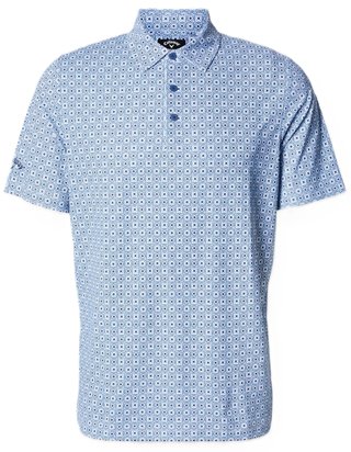 Callaway Foulard Printed polo homme, peacoat