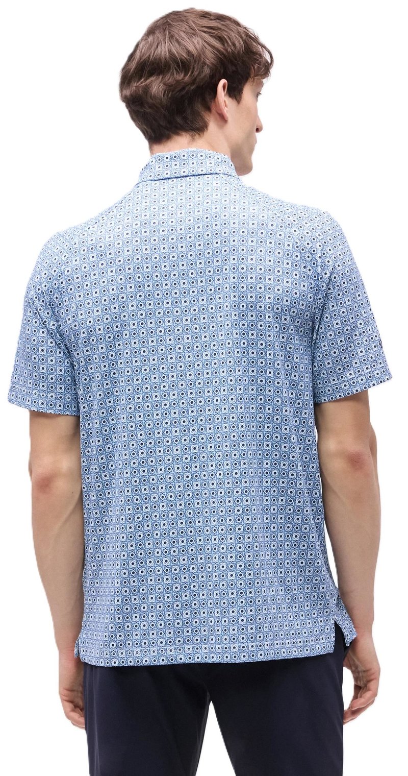 Callaway Foulard Printed polo homme, peacoat