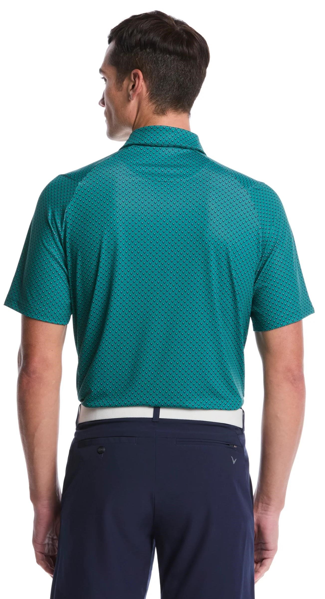 Callaway Trademark Printed polo homme, galapagos green
